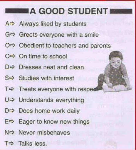 How to be a good student